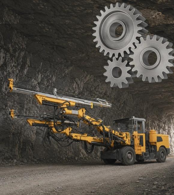 pieces de rechange pour equipements miniers souterrains